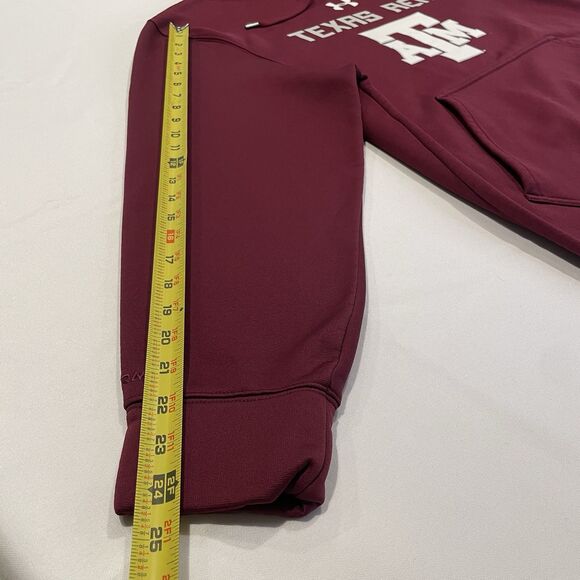 Under Armour Hoodie Mens Size Large Loose Texas A&M Aggies Pullover - Picture 7 of 12